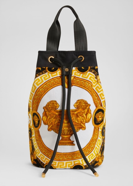 Versace La Coupe Des Dieux Print Strandväska Dam - 508164HGL